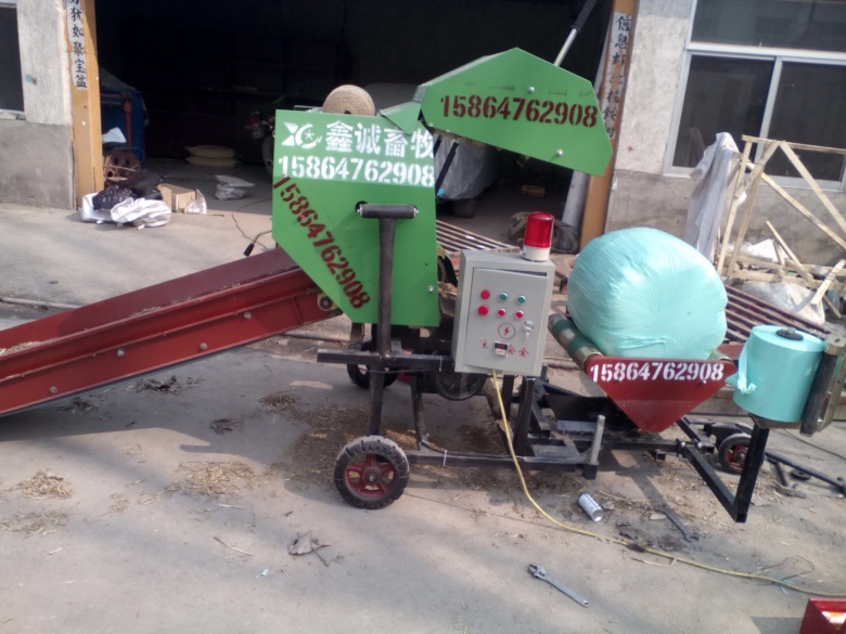 秸稈青貯新利器 甘肅全自動(dòng)打捆包膜機(jī)助推農(nóng)業(yè)現(xiàn)代化